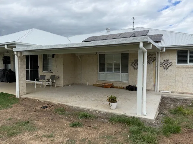 A large entertainment patio built by Dam Good Patios in South East Queensland